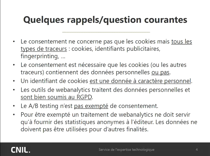 OwensDS's tweet photo. Rappels très utiles par Armand Heslot de la @CNIL sur les questions courantes que l'on se pose dans l'industrie de l'#Analytics en France. #Measure #PrivacySummit https://t.co/JRVf9aqK3o