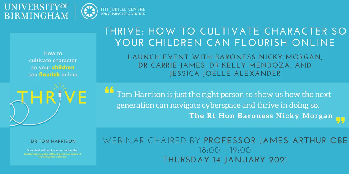 Tom Harrison (@drtomharrison) on Twitter photo Really thrilled that Dr Kelly Mendoza from Common Sense Media has agreed to speak at the launch of my new book - THRIVE. We have four great speakers discussing how children can flourish in the digital age. <a href="/kellymendoza/">Kelly Mendoza</a> <a href="/CommonSenseEd/">Common Sense Education</a>
eventbrite.co.uk/e/thrive-how-t… Really thrilled that Dr Kelly Mendoza from Common Sense Media has agreed to speak at the launch of my new book - THRIVE. We have four great speakers discussing how children can flourish in the digital age. <a href="/kellymendoza/">Kelly Mendoza</a> <a href="/CommonSenseEd/">Common Sense Education</a>
eventbrite.co.uk/e/thrive-how-t…