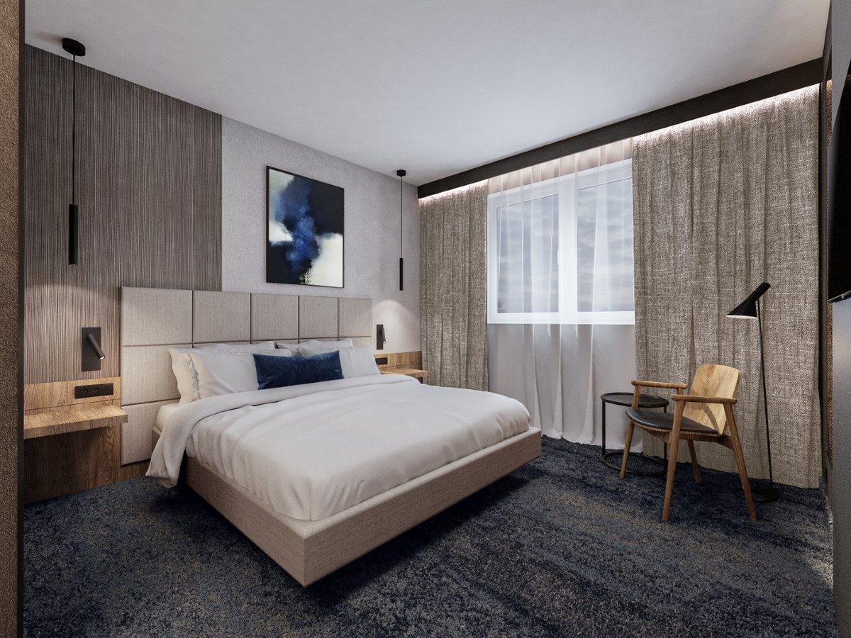 PHH_PL's tweet photo. 🔔 Hotel Kopernik Olsztyn należący do @PHH_PL dołączy do marki @bestwesternplus. Trwa proces renowacji hotelu, który ma się zakończyć w połowie 2021 r. Koncepcję architektoniczną przygotowało biuro #Tremend, a renowację prowadzi #Forbis Design Build.
👉 https://t.co/SFuTzcQDQC https://t.co/x9QeVu0BBY