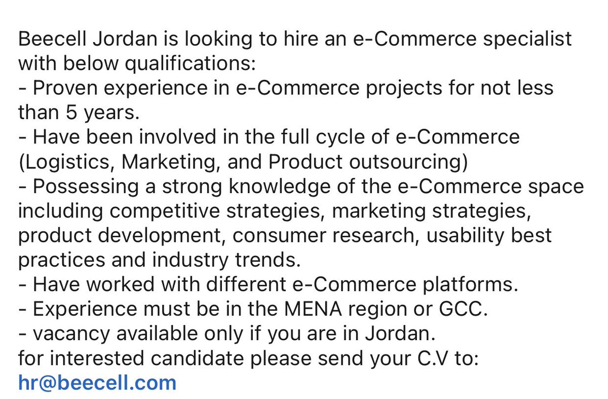 maysbrejieh's tweet photo. #jordanjobs https://t.co/8HKMT2F9Bt