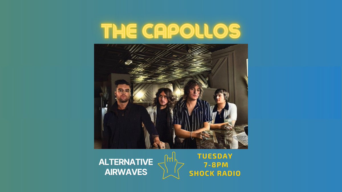 alt_airwaves's tweet photo. SO excited to announce that The Capollos will be on the show tonight 🤘🏻

Tune into Alternative Airwaves to hear us talk about their new single Telephone, what it's like to be an independent band, and of course, CHRISTMAS!🎅🏻

Listen at 7pm on Shock Radio 📻
-
@TheCapollos https://t.co/R0jyb8APLU