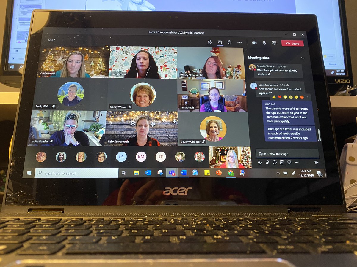 loriv83's tweet photo. 3-6 Innovation Specialists hosted a Coffee, Cookies and Kami PD this morning for our VLO teachers! ☕️🍪Thanks to all who joined us for some timely professional development this morning! Repeat session tomorrow morning for our F2F teachers! #WEareLakota https://t.co/FZAPXUPkjy