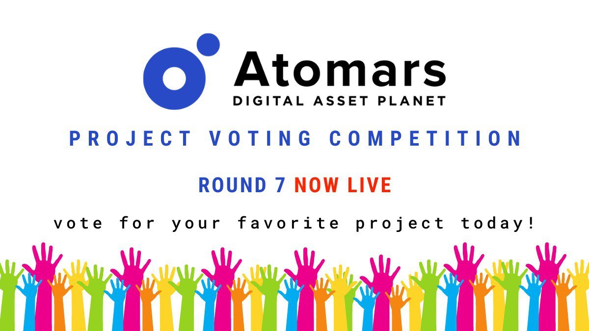 AtomarsExchange's tweet photo. ROUND 7 of the project voting competition is ON!

Visit https://t.co/6mZ0cihVFv to vote for your favorite project!

Participation is absolutely FREE!

#Atomars #Exchange #Blockchain #Cryptocurrency #ProjectVoting #Round7

Competition runs until 28.12.2020 https://t.co/6ZnBKpKuCb