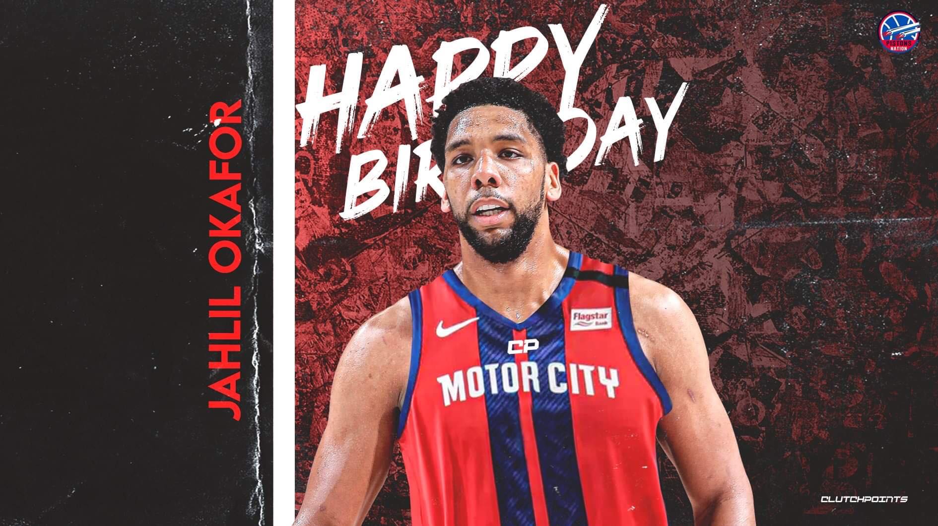 Join Pistons Nation in wishing Jahlil Okafor a happy 25th birthday!  