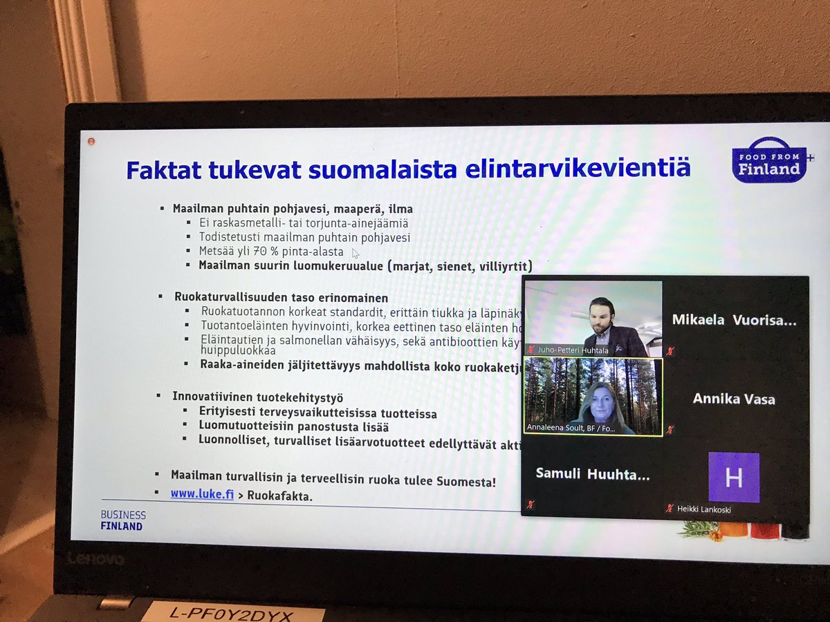 MVuorisalmi's tweet photo. Yhteistyössä on voimaa 💪
Tänään meillä oli ilo puhua #elintarvikevienti’stä, sen rahoituksesta ja #vientipolku’sta @AnnaleenaSoult ja @PirjoHakanpaa kanssa #Growcery @vientikoulutus’ssa. 🌍
#vientiyhteistyössä @FoodFromFinland @BusinessFinland @MTKry https://t.co/fRieIwKO9c