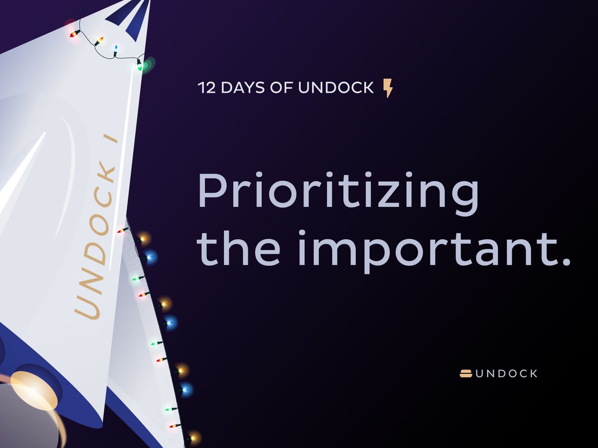 UndockHQ's tweet image. On the 6th day of Undock we give you the power to prioritize 🎁

If it’s not on your calendar is it even a priority? 

#12daysofUndock

undock.com ⚡️