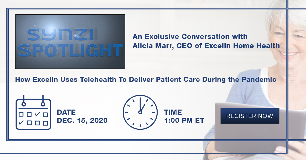 WellSkyHealth's tweet image. [Today, Dec. 15] Join WellSky partner @SynziCare and Excelin Home Health CEO Alicia Marr for a webinar highlighting how Excelin leverage #telehealth #technology to deliver virtual patient care during the #COVID19 pandemic.

—&amp;gt; Register here today: synzi.zoom.us/webinar/regist…
