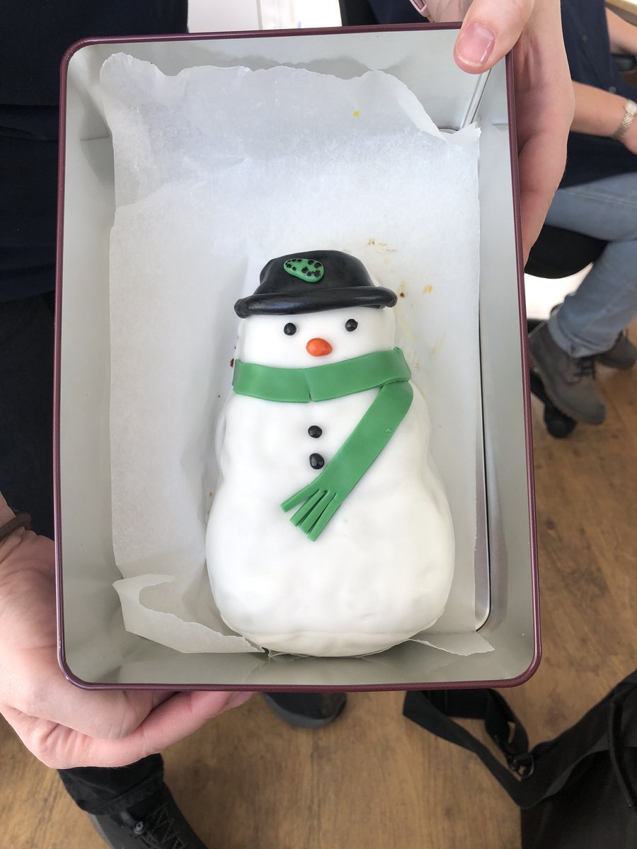 OpsSquad's tweet image. Our resident baker Claire has made Ops Squad Christmas cakes for the team!