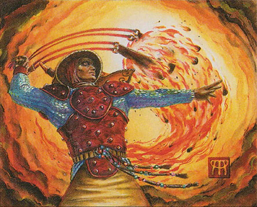 4/8 Red:"Need for Speed" by Christopher Moeller""Ghitu Slinger" by Melissa A. Benson"Dwarven Thaumaturgist" by Kipling West"Embereth Shieldbreaker" by  @JeremyWilsonArt  #mtg    #mtgart