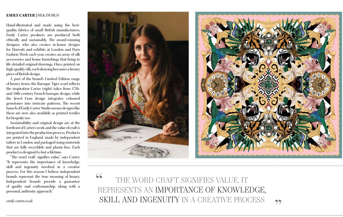 EMILY CARTER (@emilycarterldn) on Twitter photo New article in <a href="/TempusMagazine/">Tempus Magazine</a> on the art and value of craftsmanship within luxury • emily-carter.co.uk New article in <a href="/TempusMagazine/">Tempus Magazine</a> on the art and value of craftsmanship within luxury • emily-carter.co.uk