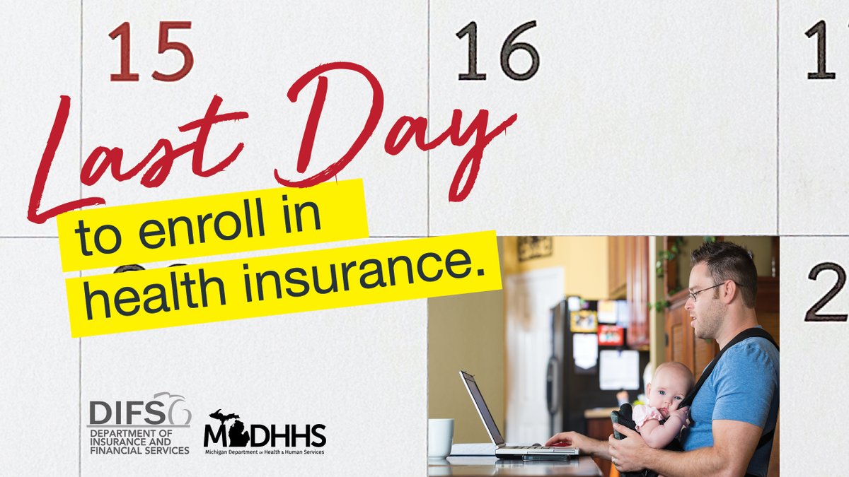 Michigan Hhs Dept On Twitter Healthcare Open Enrollment Ends Today That Means It S Your Last Chance To Explore Options And Get Coverage You May Even Qualify For Reduced Monthly Premium And Help