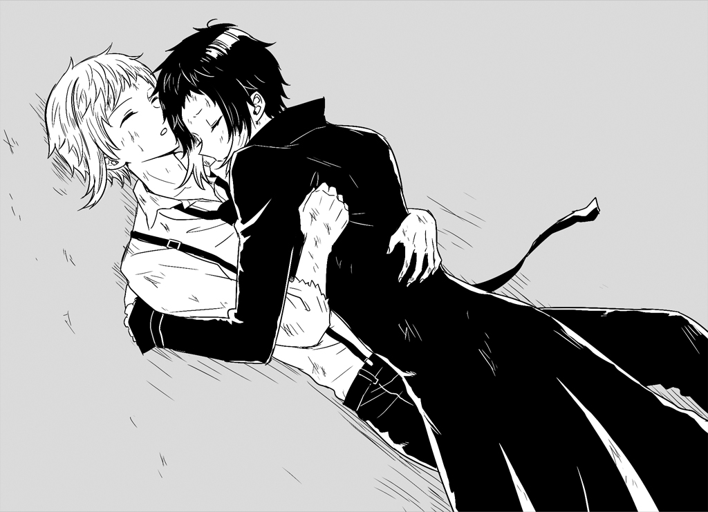 喧嘩して力尽きて寝た