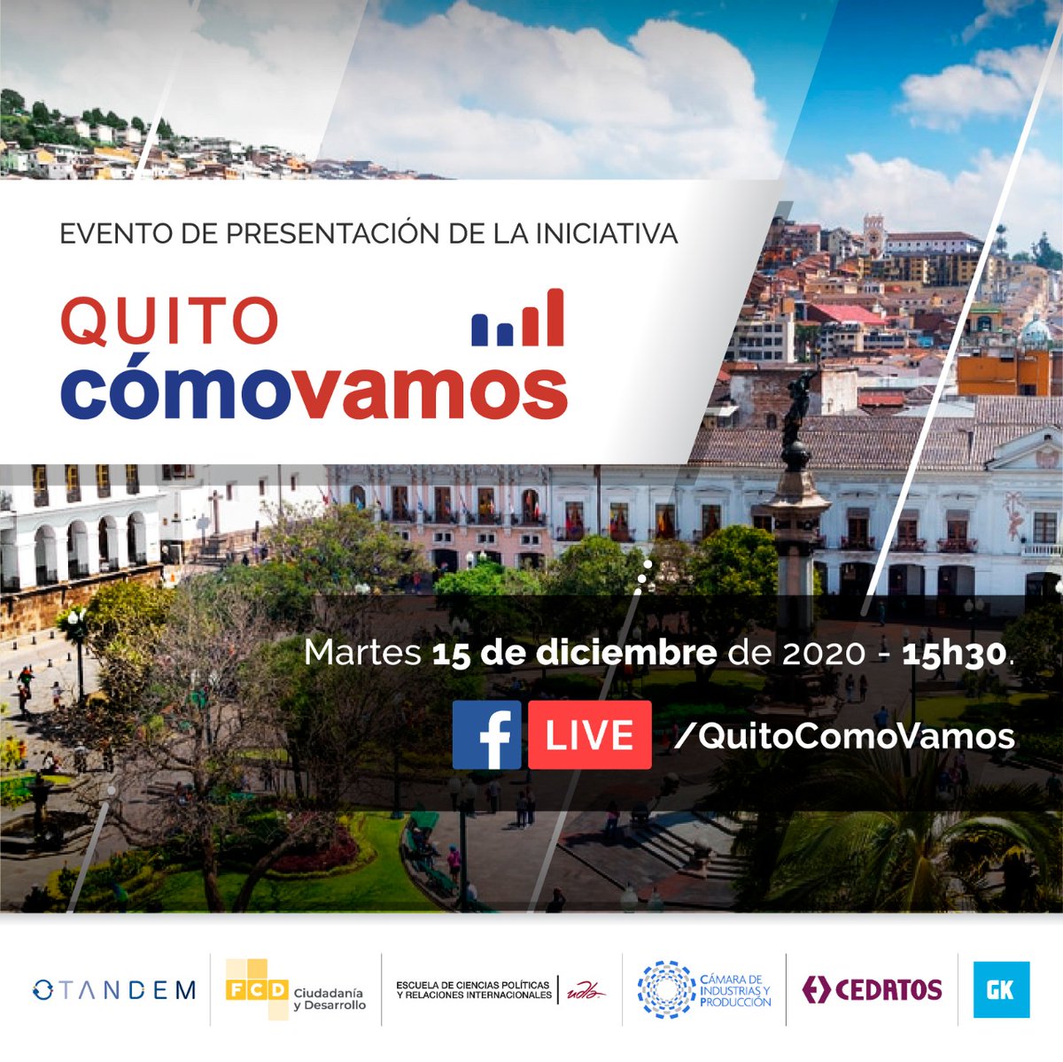 danychaconarias's tweet photo. ¡Llegó el día! Los invitamos a que nos acompañen en la presentación de esta iniciativa de seguimiento y evaluación de la calidad de vida en #Quito. ¡Los esperamos! 👇🏼 https://t.co/5Cdtac2zYt
