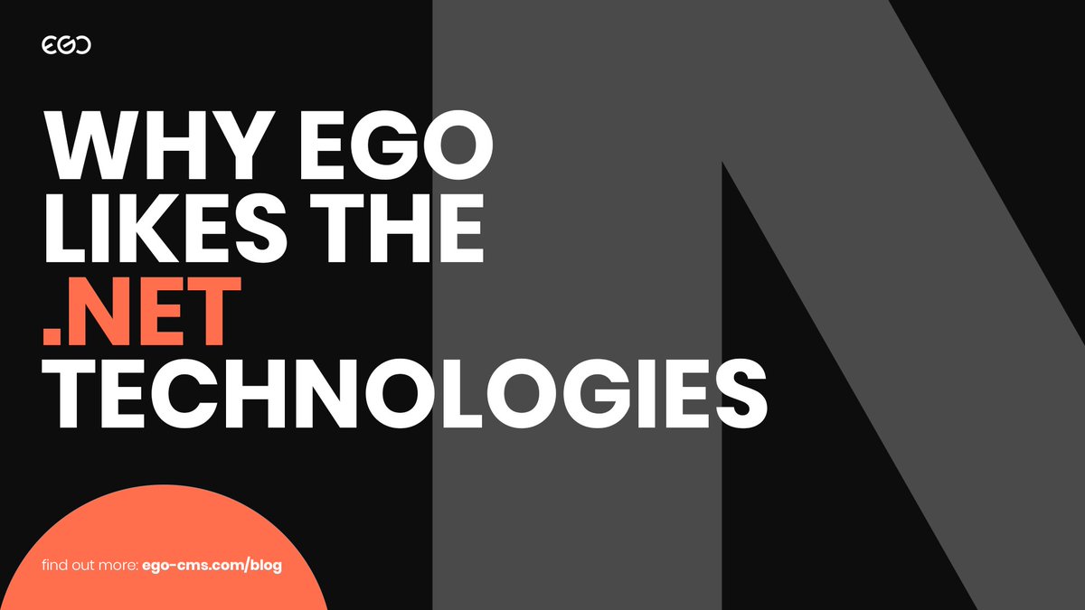 ego_innovations's tweet photo. Why EGO Likes The .NET Technologies:
✔️Lots of technical possibilities
✔️#Talent Availability
✔️#Security
✔️#Interoperability and #portability
What is your favourite #Framework and why? Share your thoughts in comments
#dotnetcore #dotnet #programminng #codinglife #code https://t.co/WJQPd3RYWy