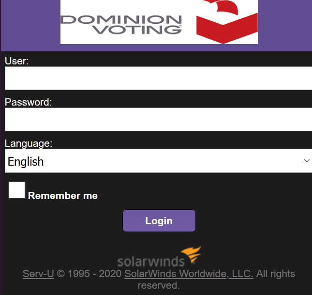 CodeMonkeyZ's tweet photo. Dominion deleted the reference and link to "SolarWinds" from their website, but we have the archive still.

Now you see it... now you dont.

https://t.co/oSdLXpWSJP
https://t.co/JDWWFVfofr https://t.co/NpuWdlS238