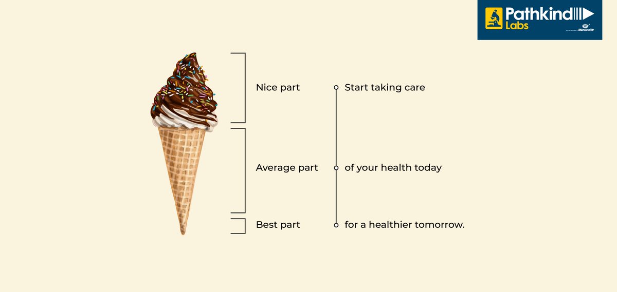 pathkindlabs's tweet photo. A health checkup today, to enjoy your journey of life till it comes to the best part.
With #DailyTale we present you the story of relatable objects from our daily life and how they’re connected closely with our life.
#feelgood #feelinggood #icecreamlover #icecream #pathkindlabs https://t.co/F2p4fcvvZz