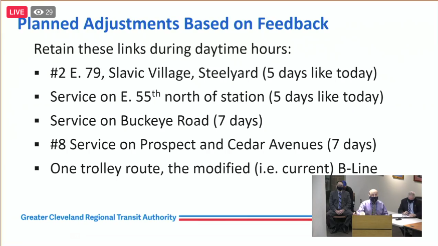 Freilich lists planned adjustments based on 2020 public feedback.