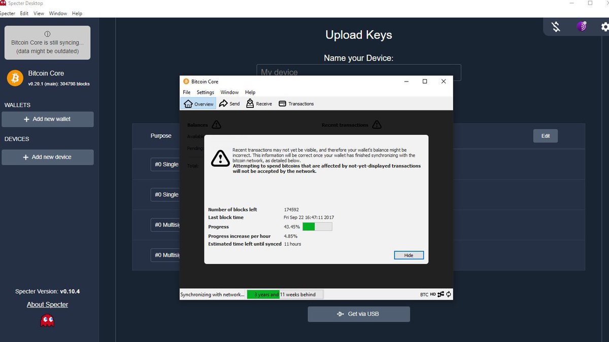1/ y’all larp about using a bitcoin node and multisig and whatnot but most of you don’t actually do it. shhh! you’re not fooling anyonesuch a setup used to be for bitcoin wizards only but  @SpecterWallet makes things more approachable. i’m a HUGE FAN but it’s not perfect. read