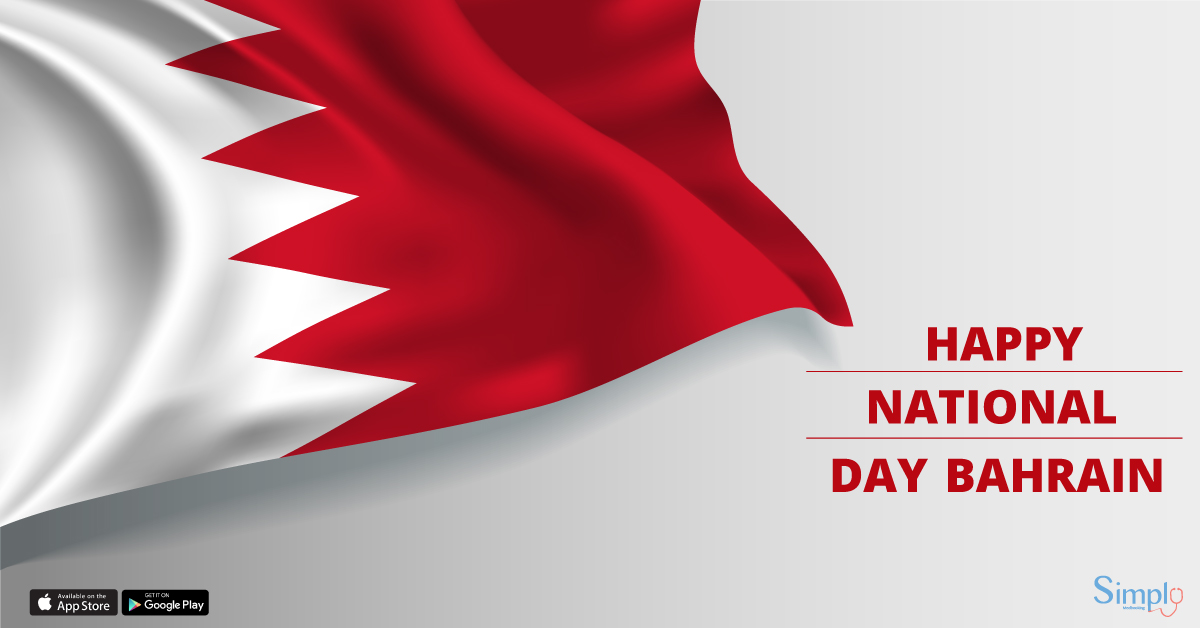SMedbooking's tweet photo. Wishing Bahrain an everlasting prosperous future from #SimplyMedbooking team. #Bahrain #BahrainNationalday.نتمنى للبحرين دوام الازدهار من فريق عمل #سيمبلي_ميد_بوكينج#اليوم_الوطني #البحرين https://t.co/PDG8yXR7dq