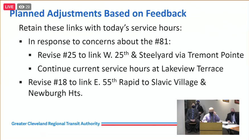 More planned adjustments based on 2020 public feedback: