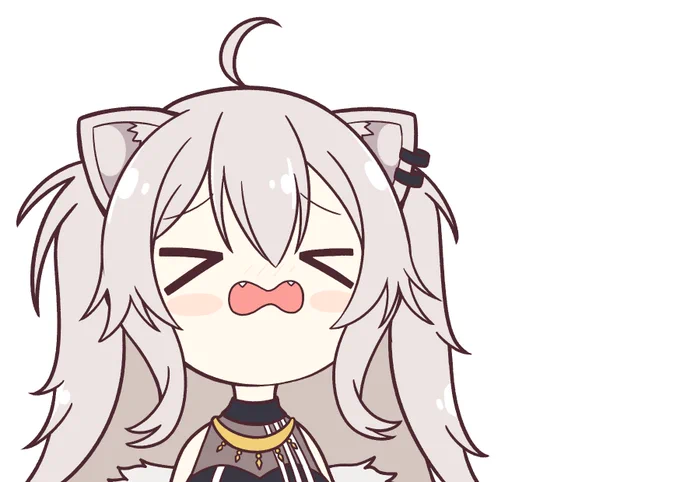 んおい～らら(>∞<)
 #ししらーと #獅白ぼたん 