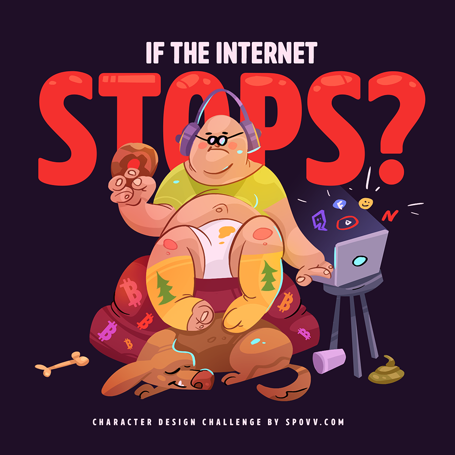 spovv's tweet photo. Tell me your thoughts on what it would be like if the internet stops 😱 What we would do? What our jobs will be? What the hell will happen to the world? The good stories I’ll illustrate and share with the world 😎 Tell me your story here or 👉 https://t.co/F5rAOQ18gv https://t.co/vKdbcyYpPc