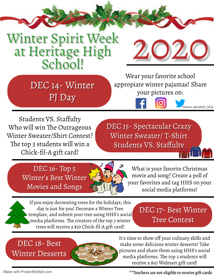 CANES_SCA's tweet photo. Winter Spirit Week! Who will win $10 Chick Fil A Gift Card?
Post your pic of your Spirited Winter Sweater or TShirt. Don't worry you can use your avatar,emoji, or the 'Cane logo if you camera shy to show your winter sweater/tshirt! https://t.co/oX9PYTRslB