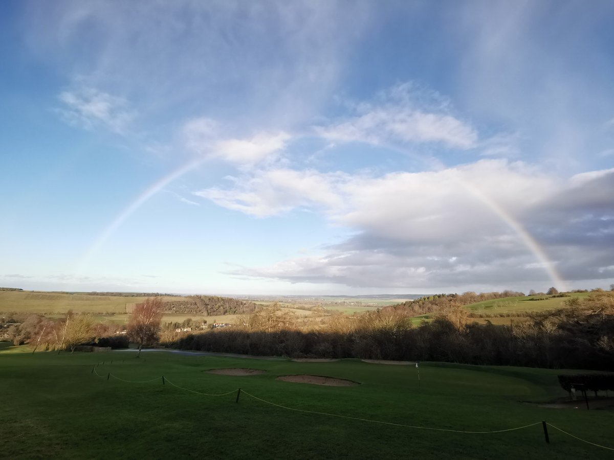 Treated with a rainbow this afternoon 🌈