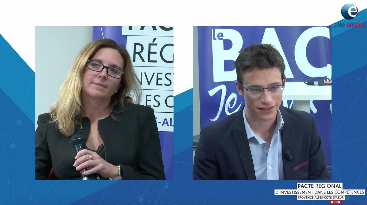 🔴webinaire #PRIC Elodie Jaussaud entreprise Home and Care raconte la place de l'emploi "Lors de la place de l'emploi et de la formation, nous avons rencontré et discuté avec une personne. Cela a fait son chemin et nous l'avons embauchée. Elle est épanouie". #Emploi