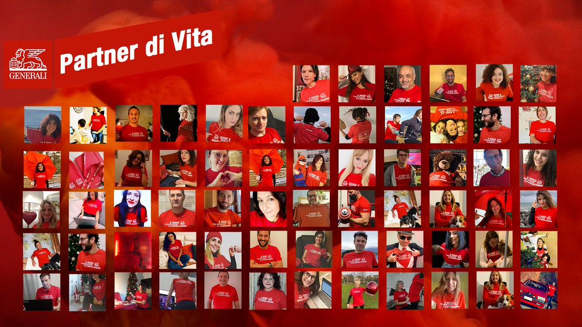 MarcoSesanaTw's tweet image. Essere #PartnerDiVita è la nostra ambizione. C’è chi la chiama dedizione, chi passione, chi impegno.
È una cosa che ci distingue, come il #RossoGenerali che in questi giorni vedo indossare a tanti colleghi dello #StorymakerClub: bit.ly/37hAMHf