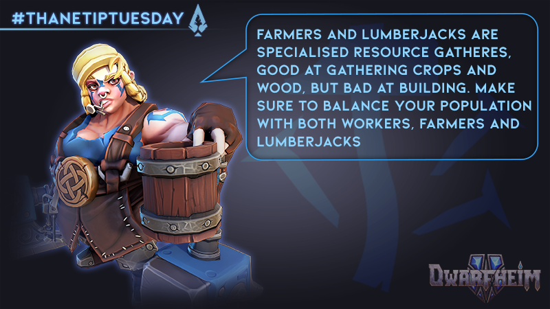 DwarfheimFR's tweet photo. Nouvelle semaine, nouveau #ThaneTipTuesday !! 
Cette astuce vous aide à garder votre armée nourrie et à obtenir suffisamment de bois pour les machines du mineurs ! 

Pour plus de conseils et de compagnie, rejoignez le discord de #DwarfHeim !

https://t.co/Y6zypq4oY2 https://t.co/yN9vsC6030