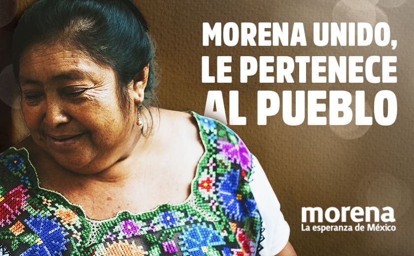 Morena es la verdadera opción democrática y sin simulaciones para un cambio verdadero. Avanzamos con #UnidadyMovilización para defender los derechos de las y los mexicanos.