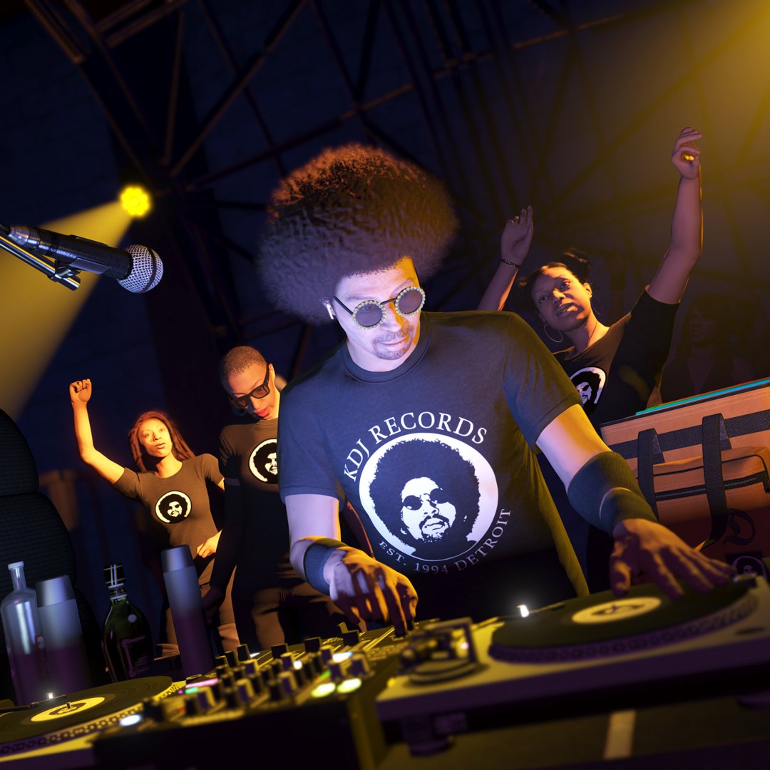 The Music Locker, the hottest new club in Los Santos is now open. Check out Moodymann performing as the club's opening resident DJ, and stay up to date with upcoming acts, plus