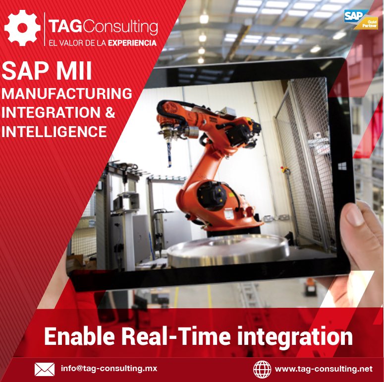 TAGconsulting_'s tweet photo. • Mayor visibilidad de toda la compañía, sus procesos y sus indicadores Multi-plantas en línea.
• Estatus de Máquinas y Operaciones en Tiempo Real

#TAGConsulting #TAGConsultingMéxico #TAGConsultingColombia #TAGConsultingBrazil  #SAPMII https://t.co/liI04WKV4p
