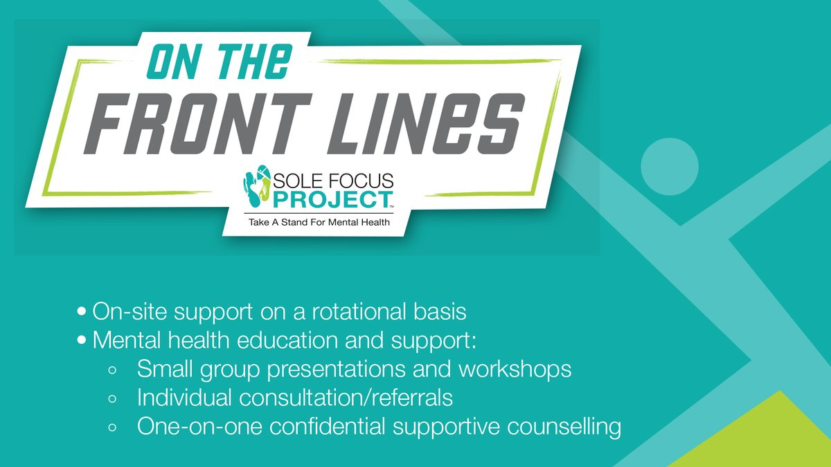 DarleneWFWE's tweet photo. #FeelGoodFriday #DYK @CMHAWECB Sole Focus Project: On The Front Lines is providing Mental Health Education & Outreach to workplaces in #WindsorEssex Mental Health is Good Business Learn More: https://t.co/sklOPYZFKZ #ShowYourSole #SoleFocusProject #OnTheFrontLines @WorkforceWE https://t.co/6vVoiQLk9M