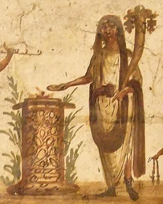 FlamenDialis1's tweet photo. #Macrobio también confirma esta idea de Verrio Flaco, e indica que la flaminica le sacrifica un cordero a Juno en las «nundinae», aunque también puede ser para Júpiter. Curiosamente, es la «Regina sacrorum» y no la flaminica quien le hace un sacrificio a Juno en las calendas. 👉 https://t.co/t3Zk4Z4gEr