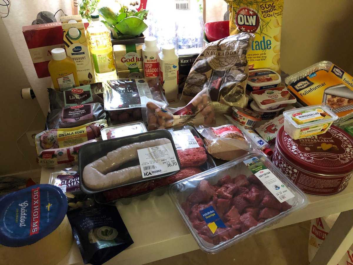 X-mas. Julbord time! Prepp is ongoing. The 2nd of what is going to be at least 3 hauls from the grocery store. I keep writing shoppinglists and still keep forgetting stuff. :)