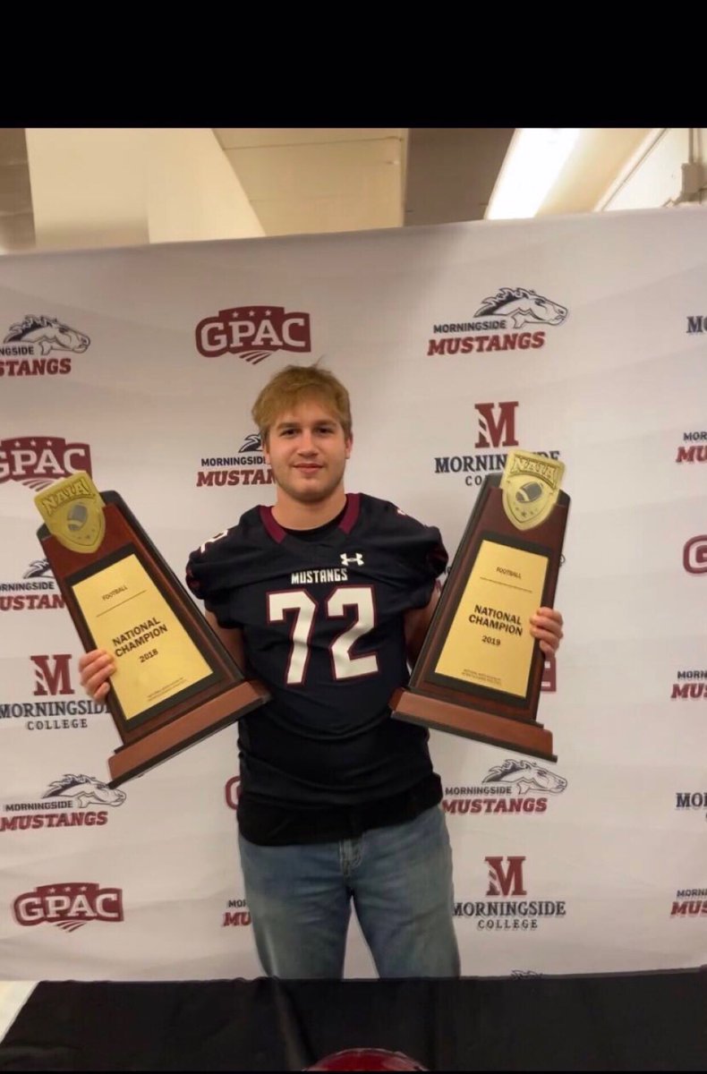 cadenhester72's tweet photo. After a great visit yesterday, I’m very excited to receive an offer from Morningside University! 
@Coach_Rusler15 @j_schlichte @CarterWhitson #Rarebreed https://t.co/gZyNexZSis