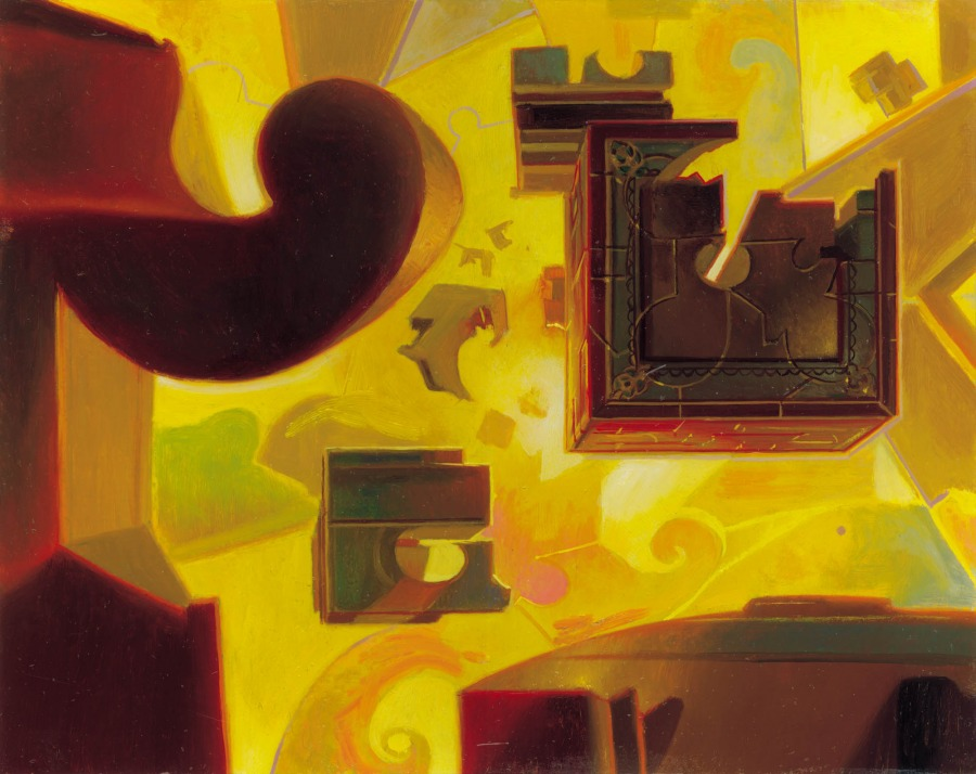 7/8 Colorless:"Voltaic Key" by Henry G. Higginbotham"Phyrexian Furnace" by George Pratt"Phyrexian Colossus" by Mark Tedin"Teferi's Puzzle Box" by Donato Giancola #mtg    #mtgart