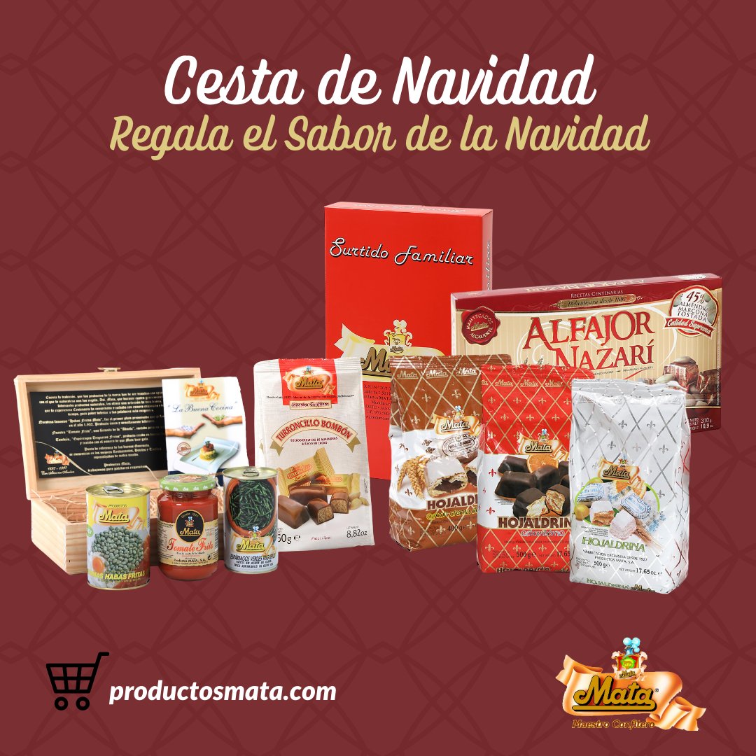 Cesta de Navidad especial para regalo de Productos Mata.
productosmata.com/producto/cesta…

#navidad