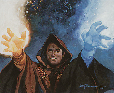 6/8 Multicolored:"Huntmaster of the Fells" by  @Cathaoir1 "Gift of Orzhova" by  @algenpfleger "Armadillo Cloak" by Paolo Parente"Meddling Mage" by Christopher Moeller #mtg    #mtgart