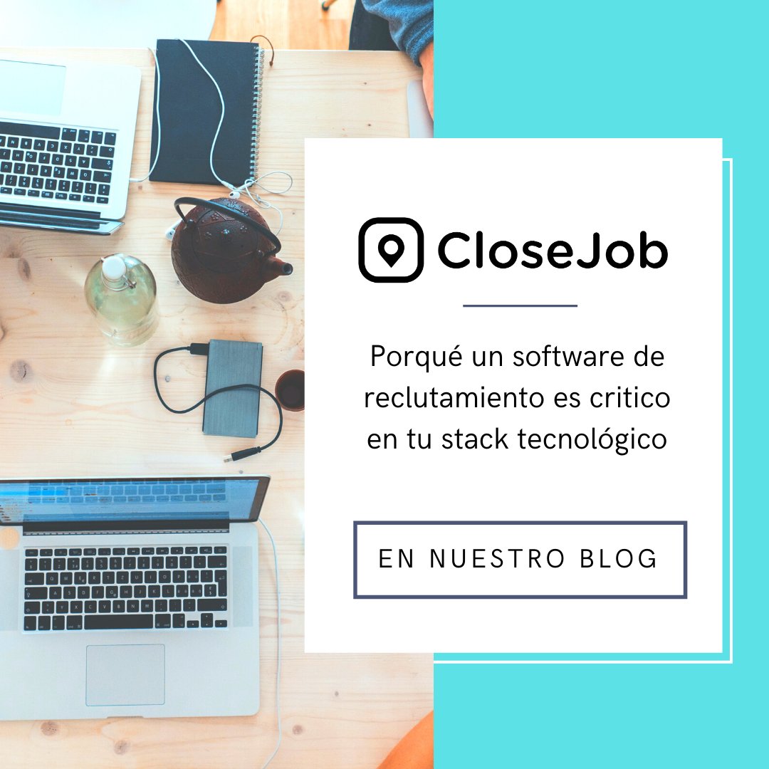 Jobtual's tweet image. Revisa en nuestro blog "Porque un software de reclutamiento es critico en tu stack tecnológico"closejob.cl/blog/2020/porq… 

#hhrr #recursoshumanos #hr #covid19 #closejob #getajob #teamwork #worksmart #workhard #hustle #WFH #covid19 #pandemia #rrhh #trabajo #hr #recruiters
#visualjob