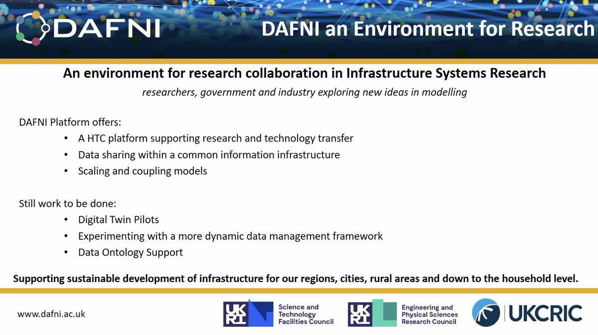 DAFNIfacility's tweet photo. What is the Data & Analytics Facility for National Infrastructure?
We're sharing demos and insights in today's roadshow with Imperial College London
#DAFNIfacility #infrastructuremodelling #infrastructuredata #digitaltwins #infrastructuremodels https://t.co/5VFjrlFmM8