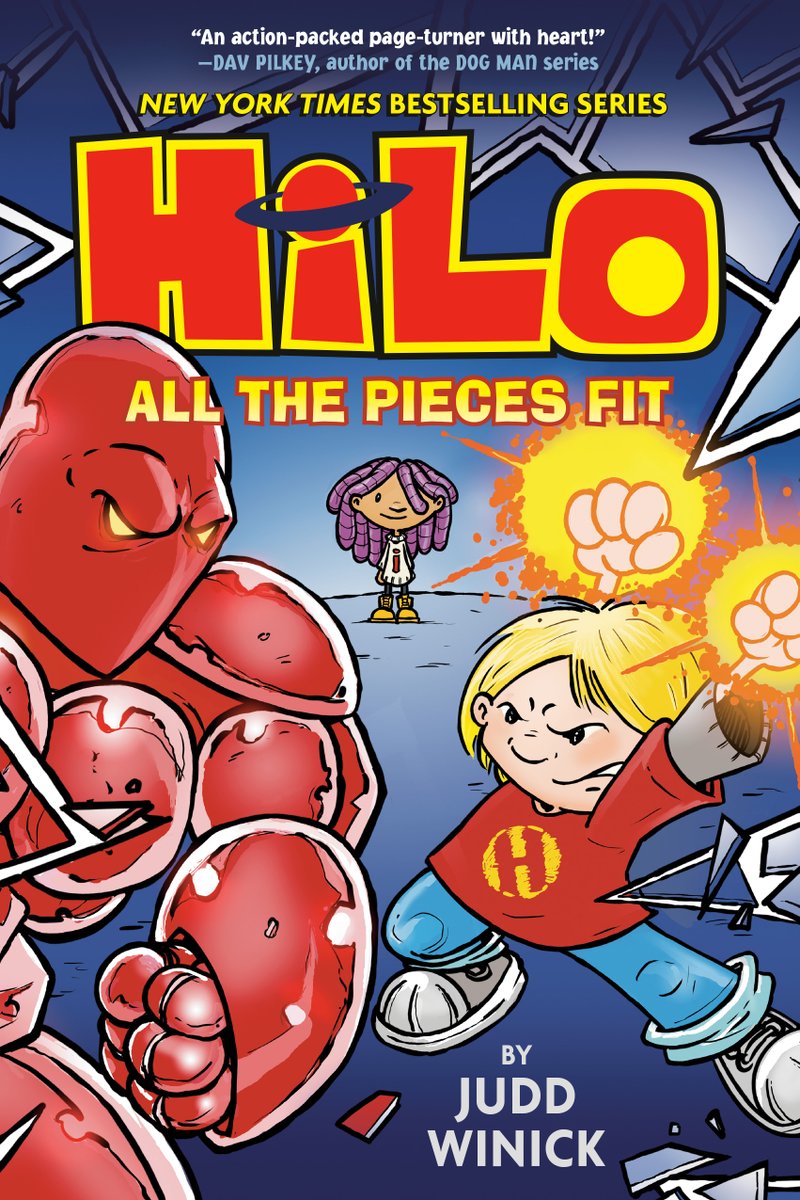 Izzy is my favorite character! This is because sisters are always the best. And she’s very awesome in HILO: ALL THE PIECES FIT, by  @juddwinick (edited by  @shanacorey, from  @randomhousekids).