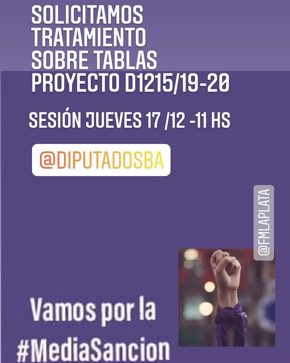 fibromialgialp's tweet photo. Junto a 31.000 firmas del 90% del territorio bonaerense, los millones de mujeres de la provincia, se pusieron de pie.
Con 34 Concejos Deliberantes, por unanimidad, nos acompañaron ante la Legislatura Bonaerense @HCDiputadosBA @FrenteTodos_PBA @DiputadosJxCPBA @fotermin https://t.co/R75rYE0cxU