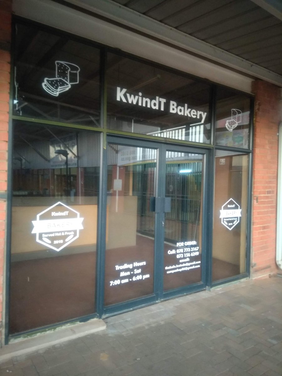 kwindTTech's tweet image. KwindTBakery
Shop 61 Sizwe Shopping Centre
Protea Glen Ext2