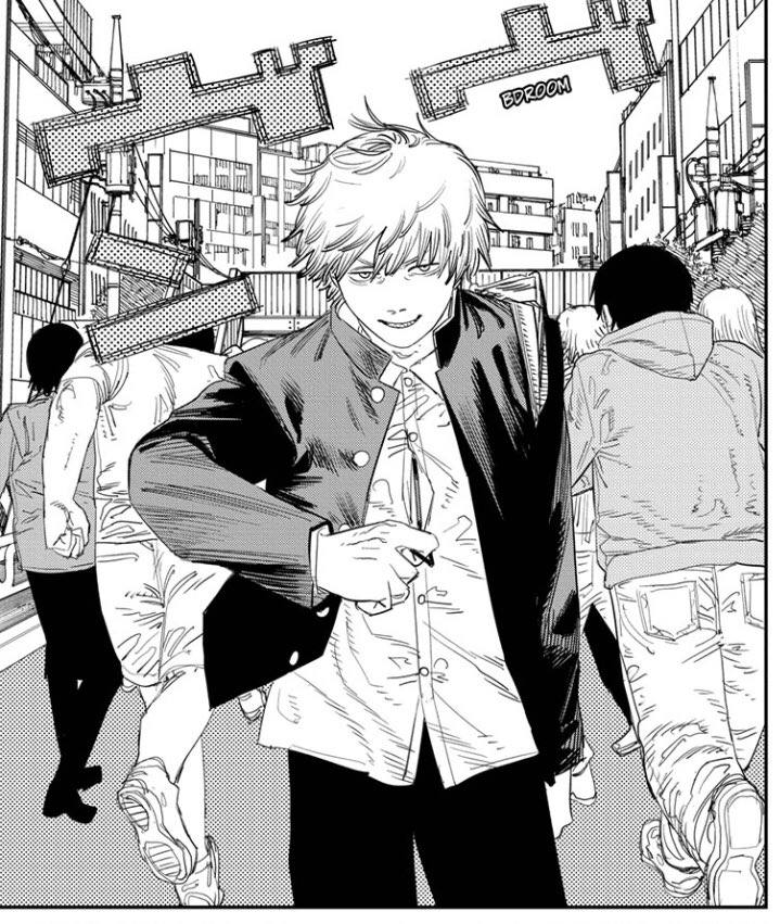 LJ_Hollywood's tweet photo. A fantastic end to a one of a kind series, and a tantalising taste of what’s to come! I’m excited to see what’s in store for Denji next!

#ILoveChainsaw

#ChainsawMan #chapter97 https://t.co/M3pYQvS260