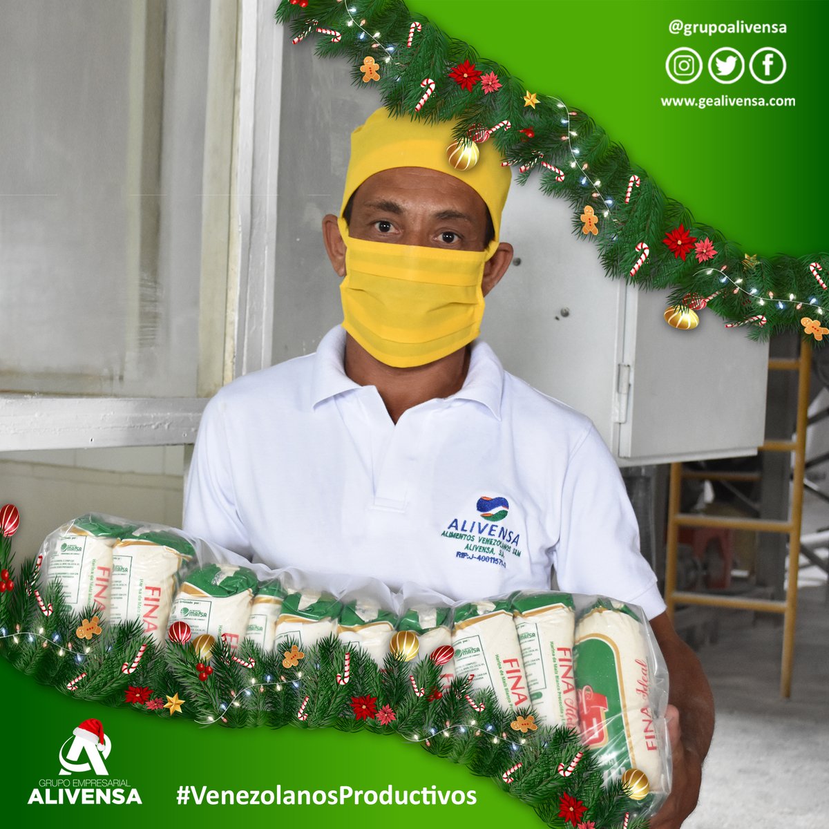 grupoalivensa's tweet photo. Cada kilogramo de #HarinaDeMaíz, #arroz, #frijoles o #fororo que producimos trae consigo el esfuerzo de cada integrante de nuestro equipo, por eso cuando los distribuidores y consumidores finales los prefieren es una satisfacción muy grande para todos nosotros ¡Seguimos adelante! https://t.co/NvOZ5urBGL