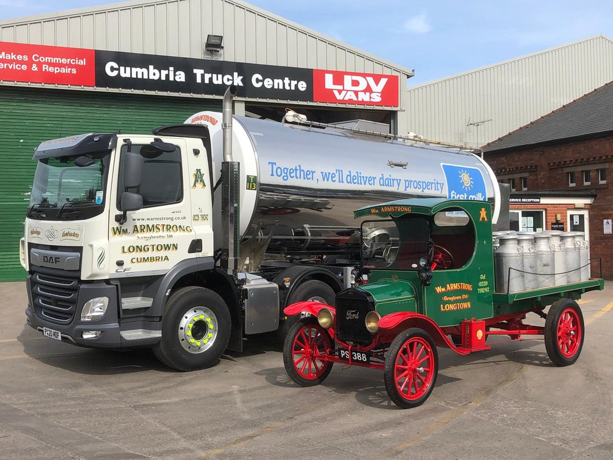 Our milk deliveries run 365 days a year, so will be delivering milk this Christmas, like we have been since 1928. While everyone is asleep the milk gets delivered! #wmarmstrong #christmas