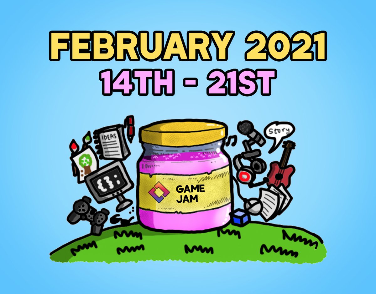 BrackeysTweet's tweet image. Hey everyone, hope you are well! 🥰 Finally got some dates for the next Brackeys Game Jam! 🕹️

- 2021.1 Game Jam: February 2021 14th-21st.
- 2021.2 Game Jam: August (dates coming soon).

Can't wait to see what you will all be making! 🤓 #brackeysgamejam #gamejam #gamedev